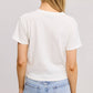 PUFF' Champagne Diet Graphic S/S Seamless Faux Crop
