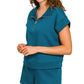 Scuba High Neck Half Zip Top & Dolphin Shorts Set Zenana
