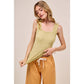 FLORAL JACQUARD SEAMLESS TANK TOP