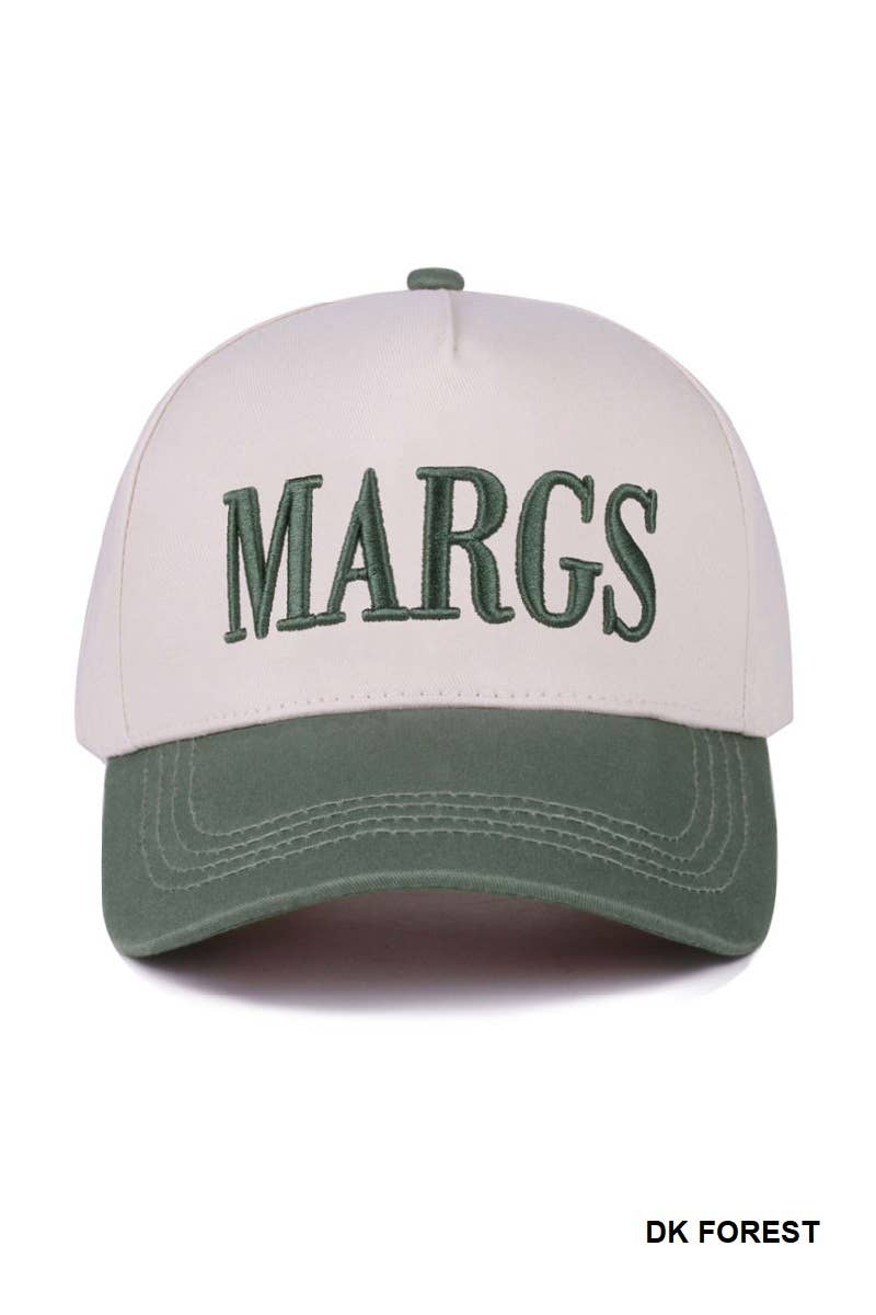 Margs Two Tone Canvas Cotton Cap