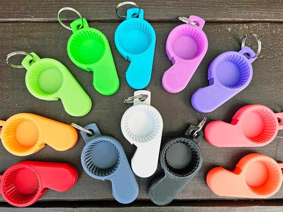 Bottle Opener Keychain- Screw Top & Bottle Cap