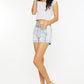 HIGH RISE MOM SHORTS-KC6357L