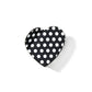 Polka Dot & Striped Heart Hair Claw Clips | 40H1053