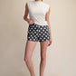 Fitted Mini Shorts