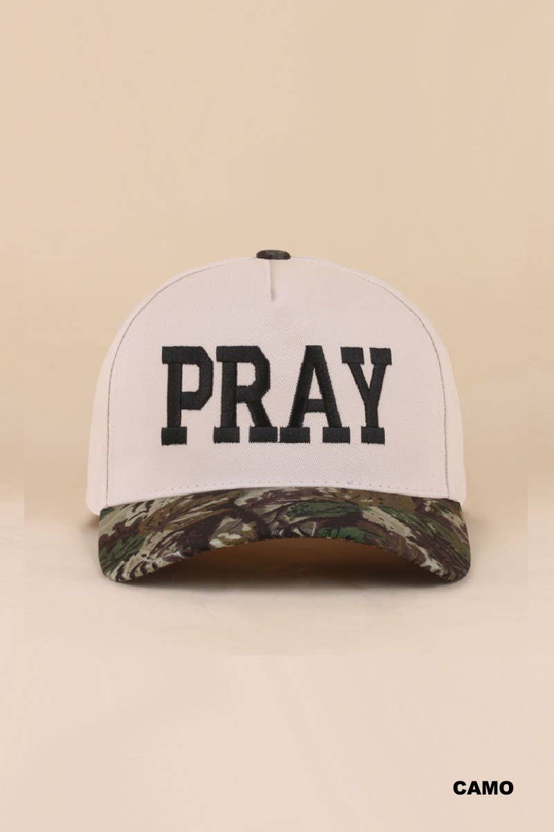 Pray Two Tone Cotton Hat