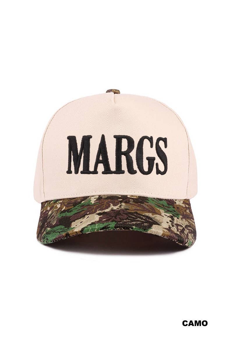 Margs Two Tone Canvas Cotton Cap