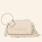 Fringe Cuff Clutch Tassel Wristlet Clutch Bag