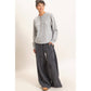 Mineral Wash Star Patch And Print Wide Leg Pants