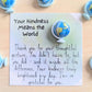Mini Gratitude Card with Heart Figurine - Appreciation Gift