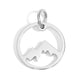 Stainless Steel Mountain Charm