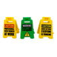 Standing 4.75" 3D Mood Caution Sign Assortment - 12/Display
