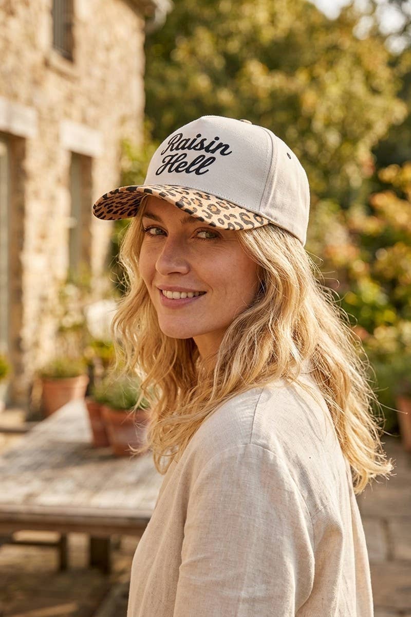 Raisin Hell Two Tone Snapback Hat Zenana Consgt.