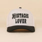 Mustache Lover Two Tone Snapback Hat
