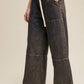 Wide-Leg Denim Drawstring Pants LP0256