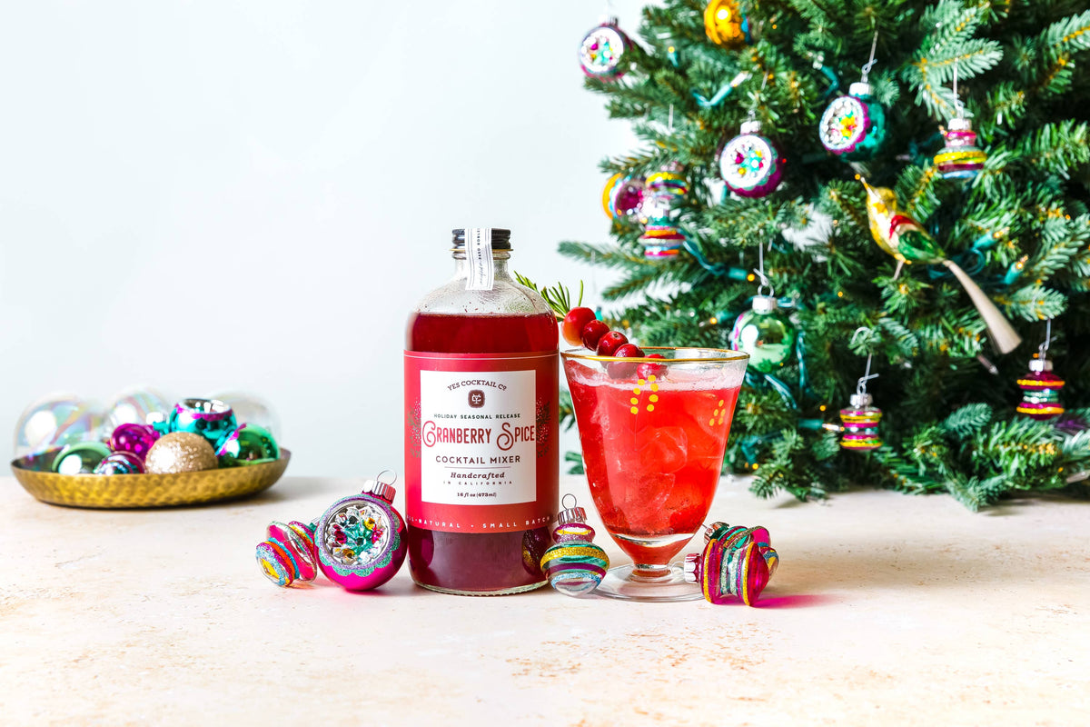 Holiday Seasonal : Cranberry Spice Cocktail Mixer