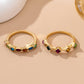 Rainbow Gemstone Cluster Statement Ring Set | 80R227