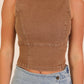 Sculpted Stretch Denim Tank Corset