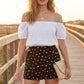 Polka Dot Relaxed Fit Shorts 2