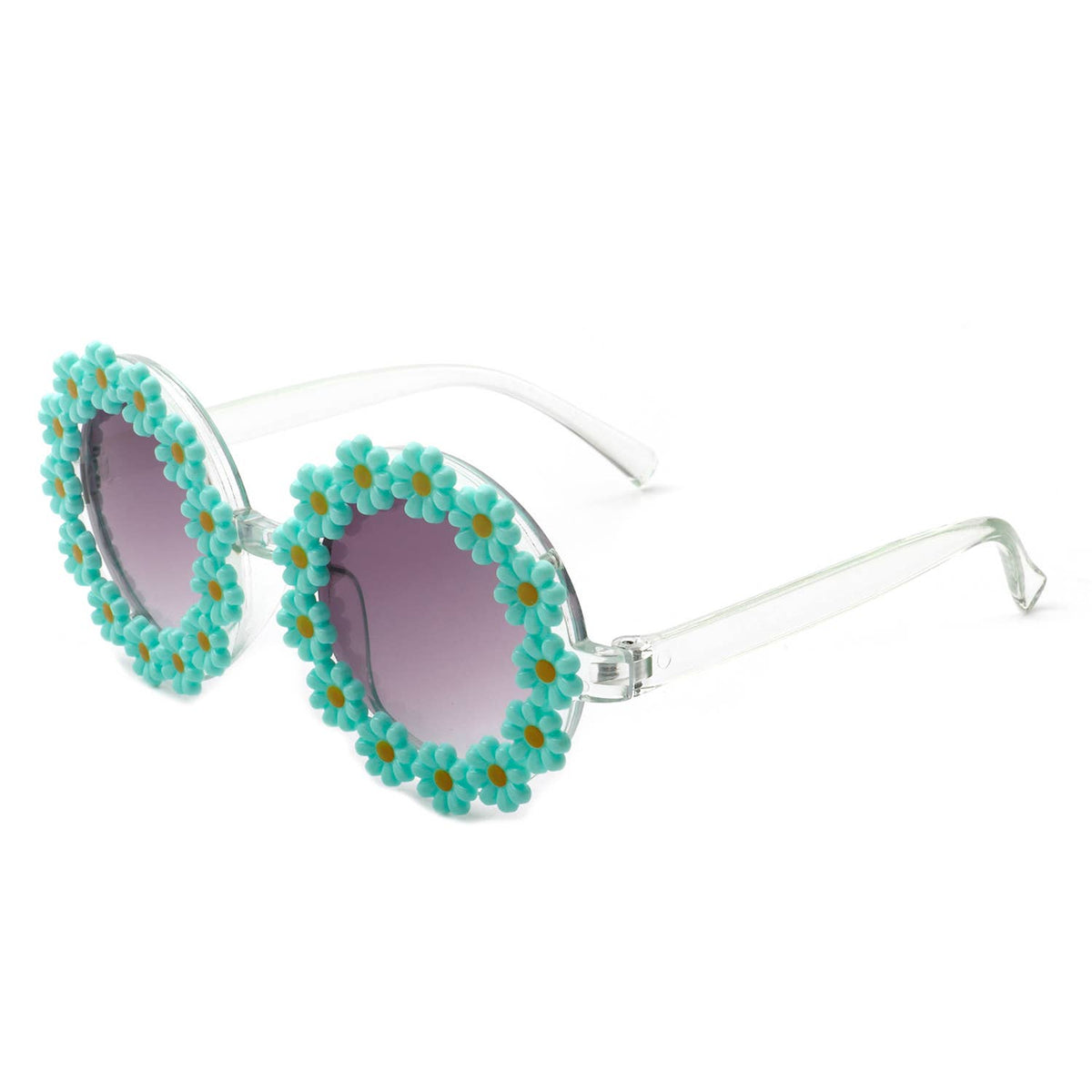 Kids Round Flower Sunglasses