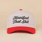 Manifest That Shit Two Tone Snapback Hat