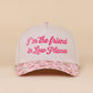 Besties'/I'm The Friend In Low Places two tone snapback hat