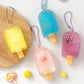 Sparkling Ice Cream Squishy Keychain