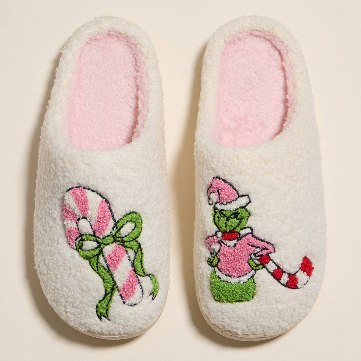 Green Monster Cozy Christmas Slippers