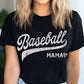 BASEBALL MAMA GRAPHIC TSHIRTS