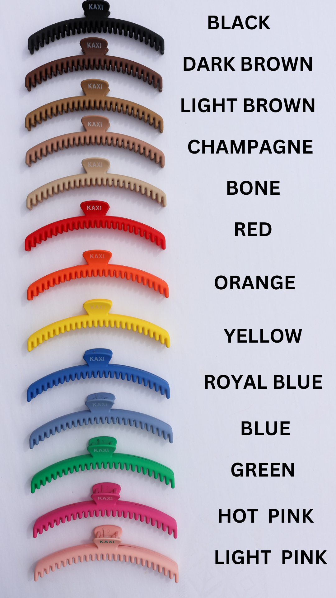 MATTE ORIGINAL HOLD EVERYTHING CLAW (21  COLORS)