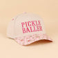 Pickle Baller Two Tone Snapback Hat