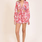 Set-Vacation Vibes Print Shorts