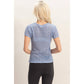 Textured Lace Short Sleeve Top