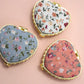 TRAVEL POCKET COMPACT HANDHELD FLORAL MIRROR | 40M103