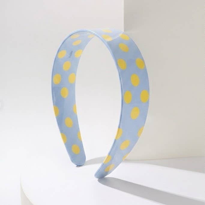 Vintage Polka Dot Statement Headband Hair Band | 40HB202