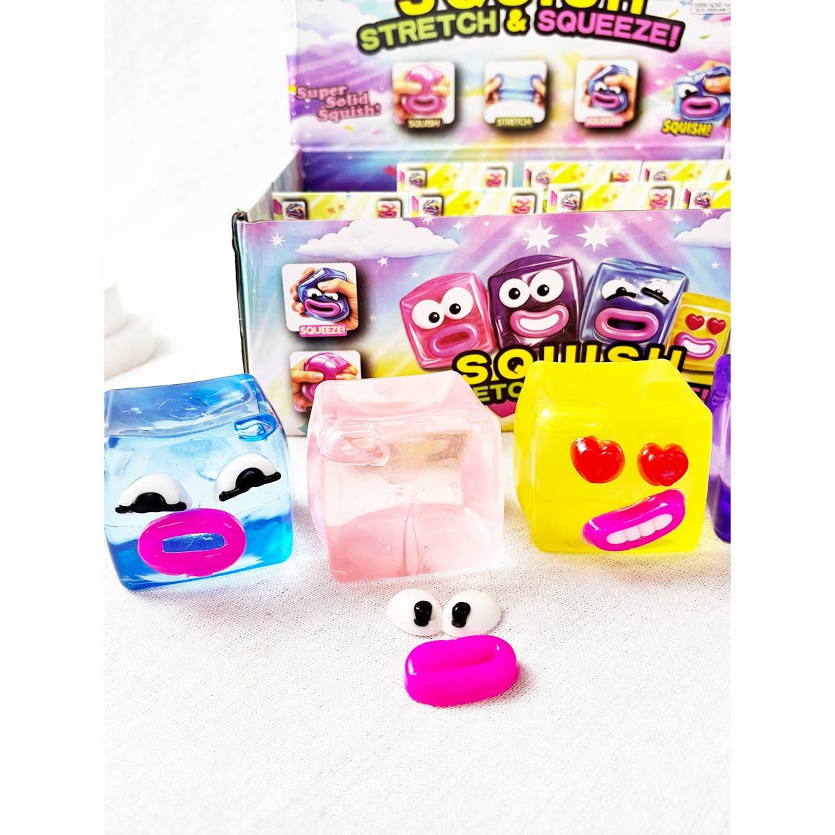 Funny Face Swap Squishy Cube
