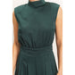 Sleeveless Mock Neck Jumpsuit