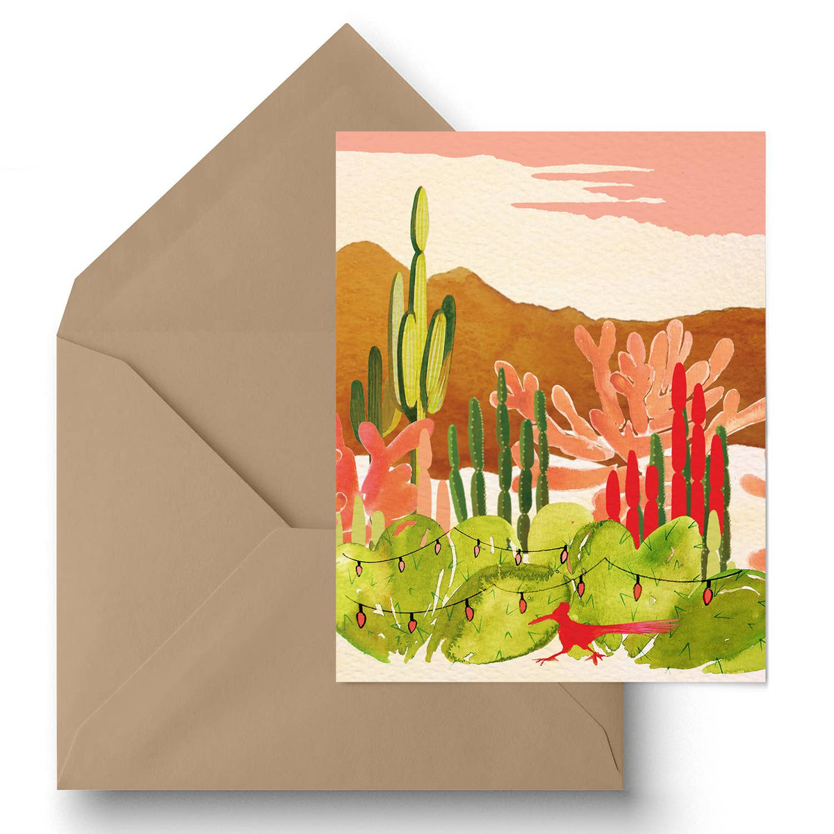 "Holiday Desert Landscape" Boxed Set of Greeting Cards