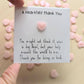Mini Gratitude Card with Heart Figurine - Appreciation Gift