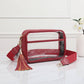 Clear PU Cross Body Camera Bag