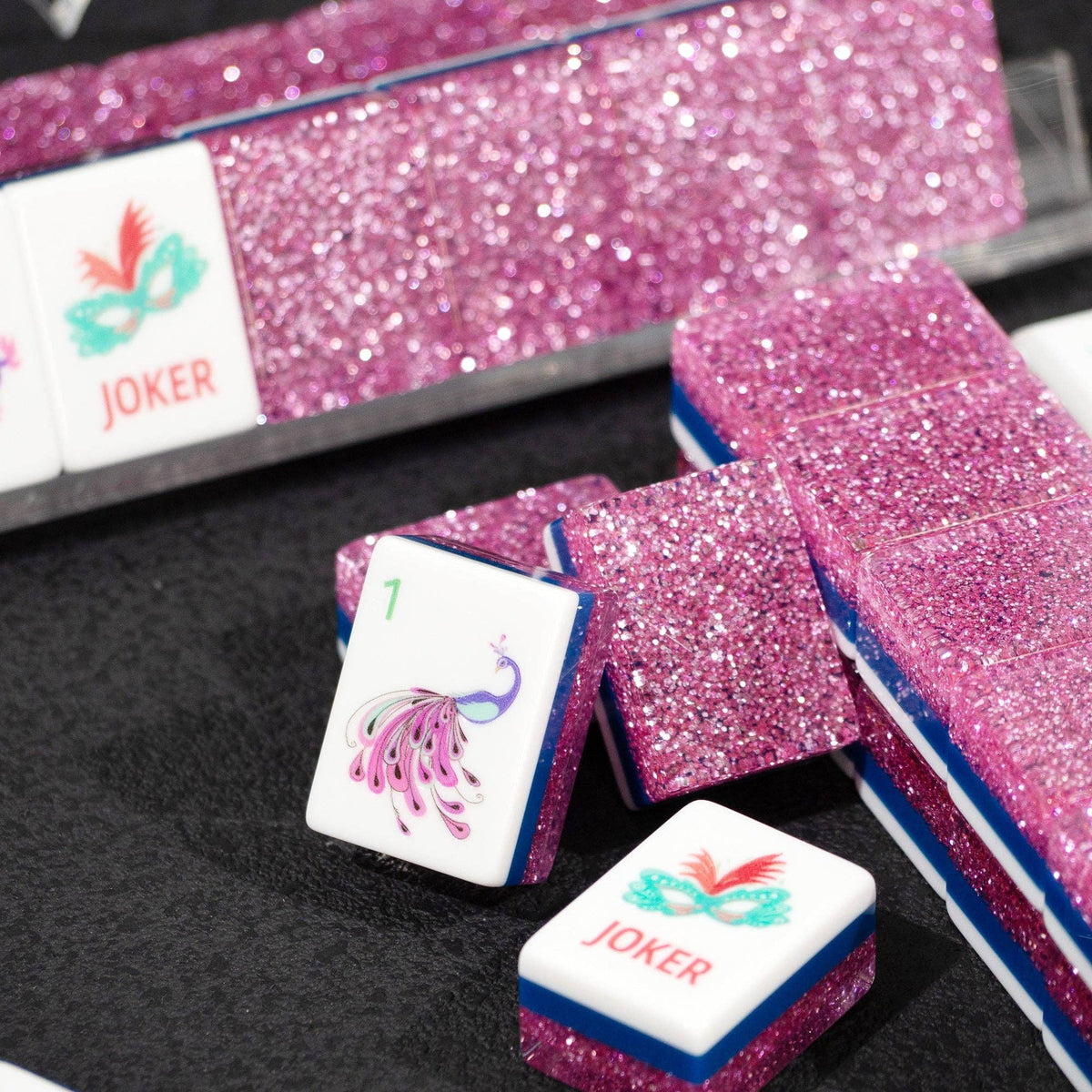 Jade Bloom Mahjong Set - Pink Stardust 06-02