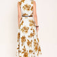 A printed woven midi dress - ID24034