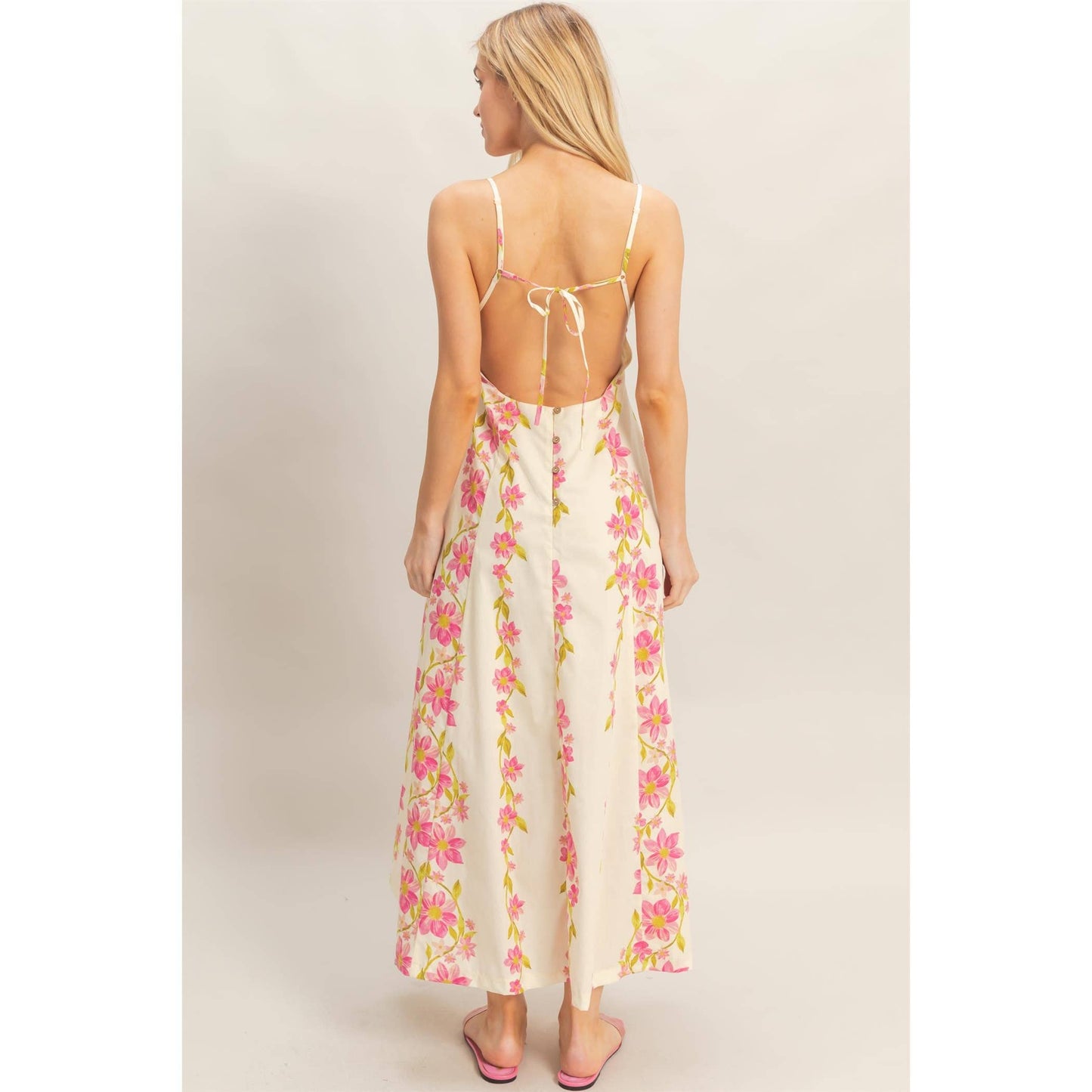 Floral V-Neck Cami Dress