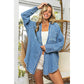 FRAYED VINTAGE WASHED WRINKLE SHIRT