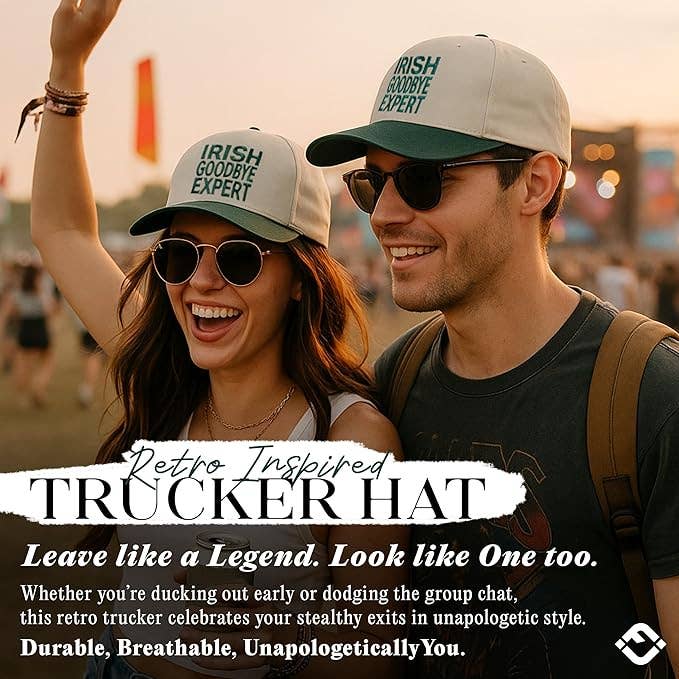2 Pack: Two Tone Cap - Irish Goodbye Expert