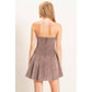 Strapless Mineral Wash Dress