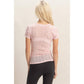 Textured Lace Short Sleeve Top