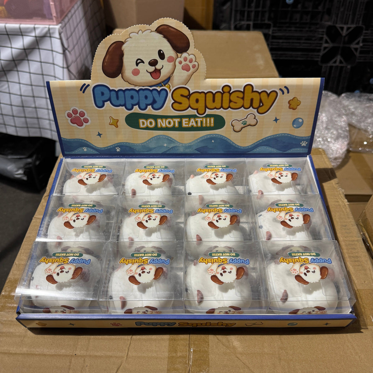 Crackling Crunchy White Dog Squishy |