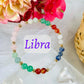Libra Zodiac Crystal Bracelet