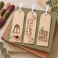Set of 3 DIY Book Lover Bookmark Collection Embroidery Kit