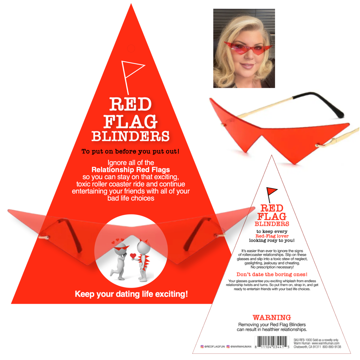 Red Flag Blinders - You make bad decisions look good!